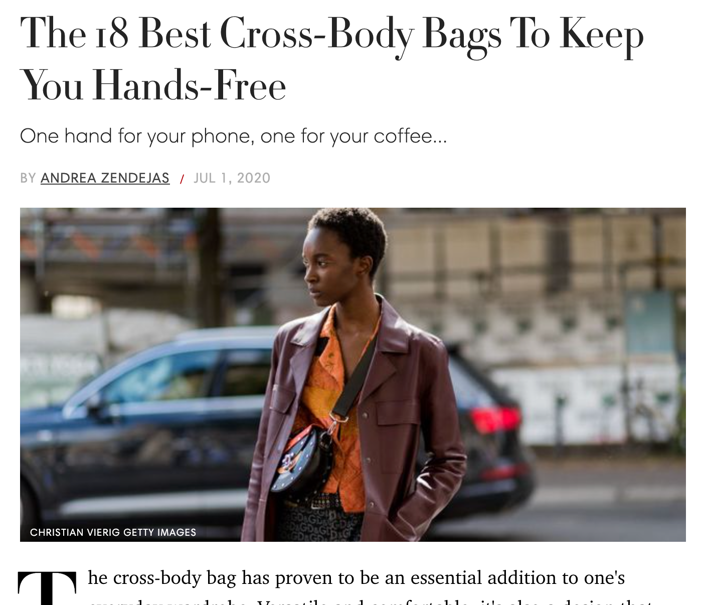 The Best Hands-Free Bags